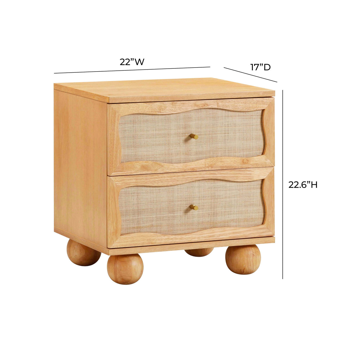 Grappa - Nightstand - Natural