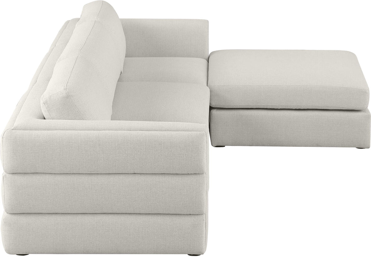 Beckham - 4 Piece Modular L-Sahped Sectional