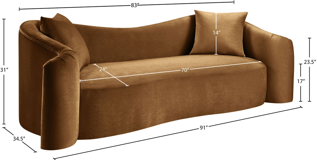 Destin - Sofa - Saddle