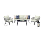 Manhattan Riviera - 4-Piece Conversation Outdoor Set