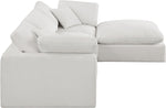 Comfy - 4 Piece Linen Fabric Modular Sectional With Chaise