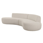 Weldon - Modern Off-White Fabric Curved Sectional Sofa by VIG Furniture - View 3