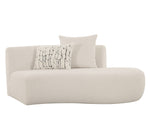 Weldon - Modern Off-White Fabric Curved Sectional Sofa by VIG Furniture - View 6