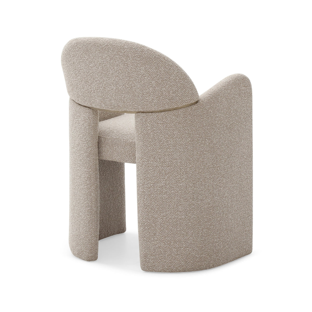 Ashley - Modern Beige Fabric + Brushed Brass Dining Chair by VIG Furniture - View 4