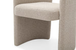Ashley - Modern Beige Fabric + Brushed Brass Dining Chair by VIG Furniture - View 6