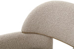 Ashley - Modern Beige Fabric + Brushed Brass Dining Chair by VIG Furniture - View 7