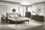 Carolina - Modern Grey Fabric + Wenge Bed by VIG Furniture - View 4