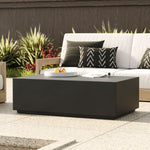 Fresno - Modern Black Concrete Coffee Table by VIG Furniture - View 2