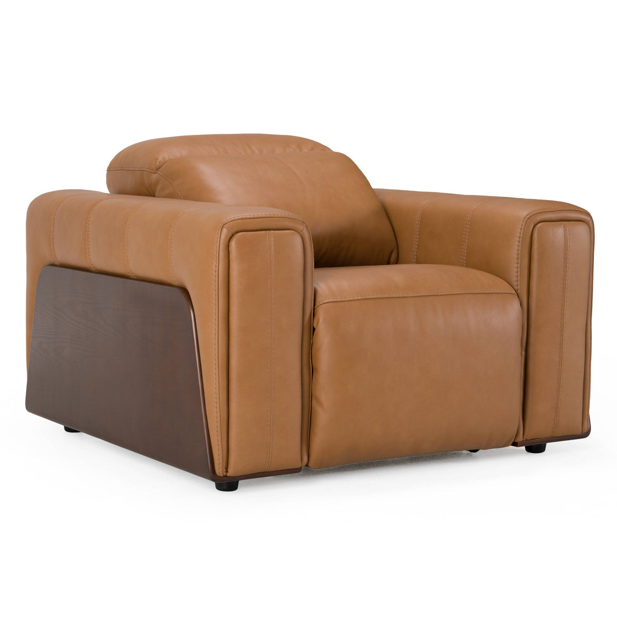 Sandstone - Modern Brown Leather Sofa Set w/ Electric Recliners by VIG Furniture - View 6