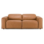 Sandstone - Modern Brown Leather Sofa w/ 2 Electric Recliners by VIG Furniture - View 1