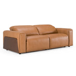 Sandstone - Modern Brown Leather Sofa w/ 2 Electric Recliners by VIG Furniture - View 3