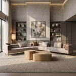 Plume - Modern Brown Fabric Sectional Sofa by VIG Furniture - View 18
