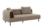 Plume - Modern Brown Fabric Sectional Sofa by VIG Furniture - View 3