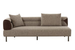 Plume - Modern Brown Fabric Sectional Sofa by VIG Furniture - View 4