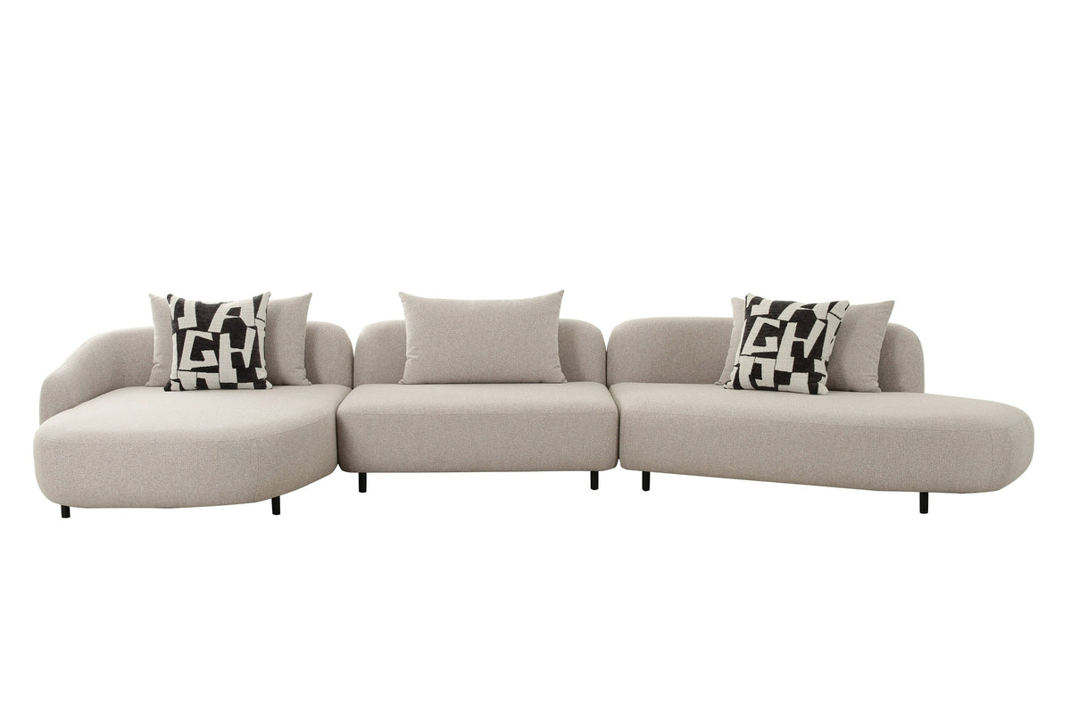 Marge - Contemporary Beige Sectional Sofa by VIG Furniture - View 1