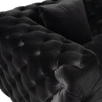 Clarice - Transitional Black Velvet Loveseat by VIG Furniture - View 6