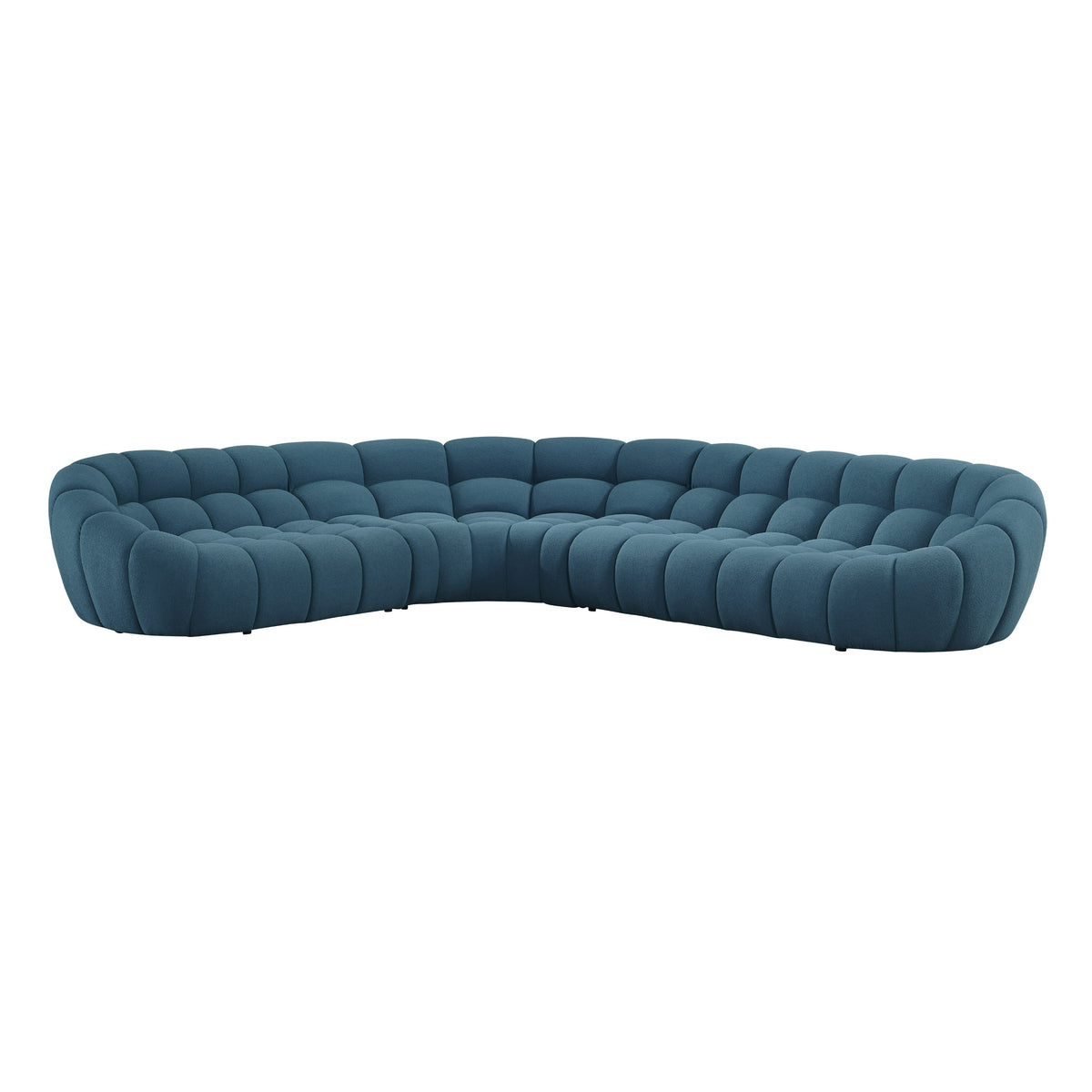 Yolonda - Dark Teal Fabric Sectional Sofa by VIG Furniture - View 1