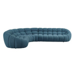 Yolonda - Dark Teal Fabric Sectional Sofa by VIG Furniture - View 4
