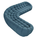 Yolonda - Dark Teal Fabric Sectional Sofa by VIG Furniture - View 7