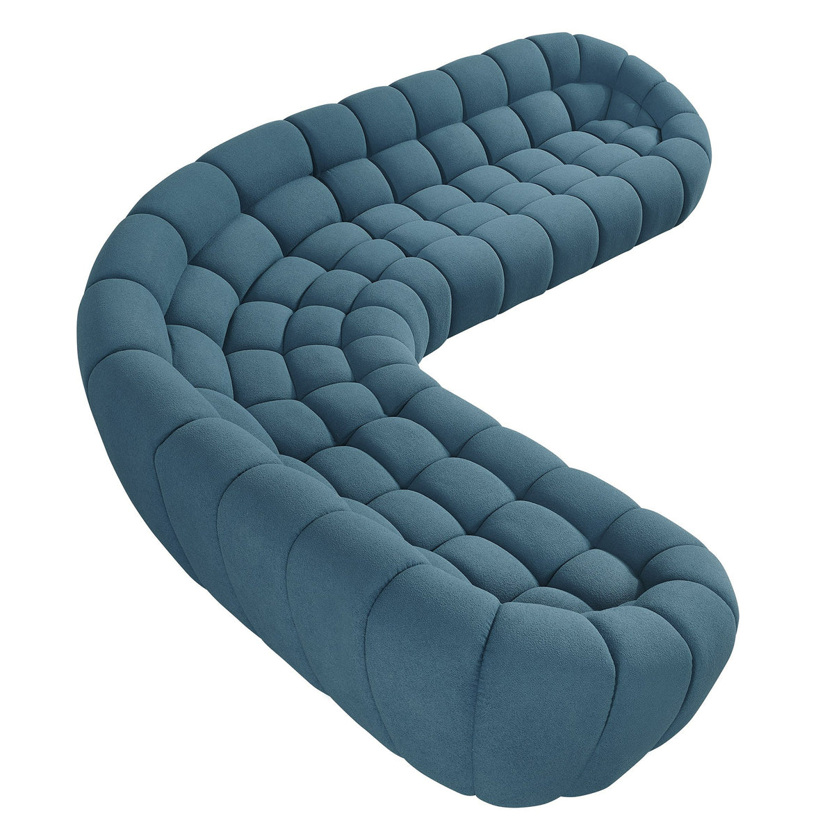 Yolonda - Dark Teal Fabric Sectional Sofa by VIG Furniture - View 7