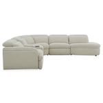 Ambler - Modern Off-White Fabric Sectional Sofa w/ 2 Power Recliners Right Facing Chaise by VIG Furniture - View 2