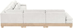 Turin - Chenille Fabric Upholstered Modular Sectional - White