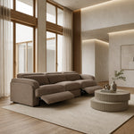 Ambler - Modern Brown Fabric Sofa w/ 2 Power Recliners by VIG Furniture - View 10
