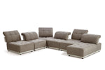Ekron - Modern Brown & Beige Fabric Modular Sectional Sofa by VIG Furniture - View 12