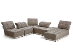 Ekron - Modern Brown & Beige Fabric Modular Sectional Sofa by VIG Furniture - View 13