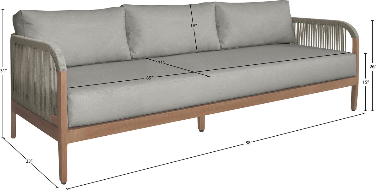 Maui - Water Resistant Outdoor Patio Sofa
