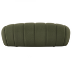 Yolonda - Modern Curved Green Fabric Loveseat by VIG Furniture - View 6