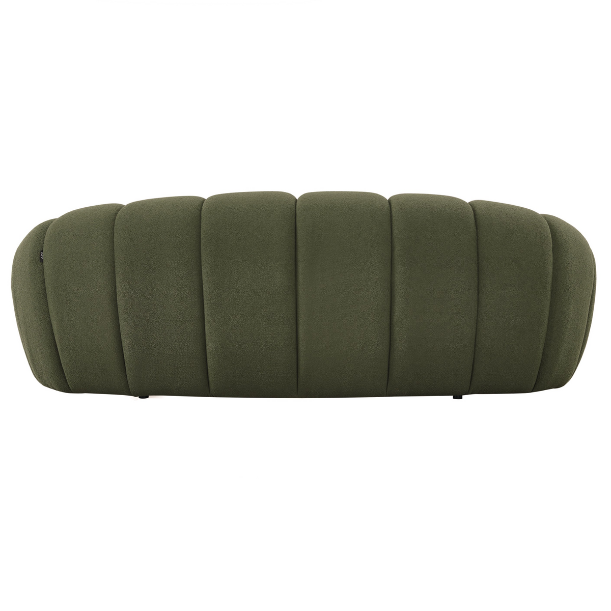Yolonda - Modern Curved Green Fabric Loveseat by VIG Furniture - View 6