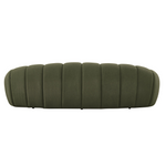 Yolonda - Modern Curved Green Fabric Sofa by VIG Furniture - View 11