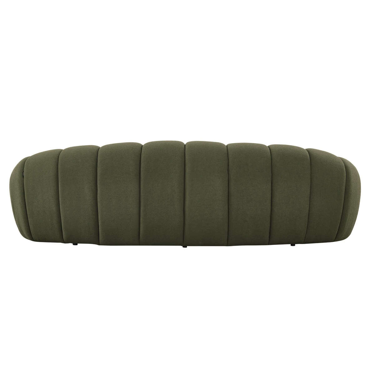 Yolonda - Modern Curved Green Fabric Sofa by VIG Furniture - View 11