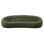 Yolonda - Modern Curved Green Fabric Sofa by VIG Furniture - View 9