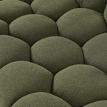 Yolonda - Modern Curved Green Fabric Sofa by VIG Furniture - View 5