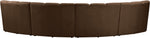 Infinity - 4 Piece Velvet Modular Sectional
