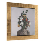 Victoria - Modern Gold 71" x 71" Painting by VIG Furniture - View 2
