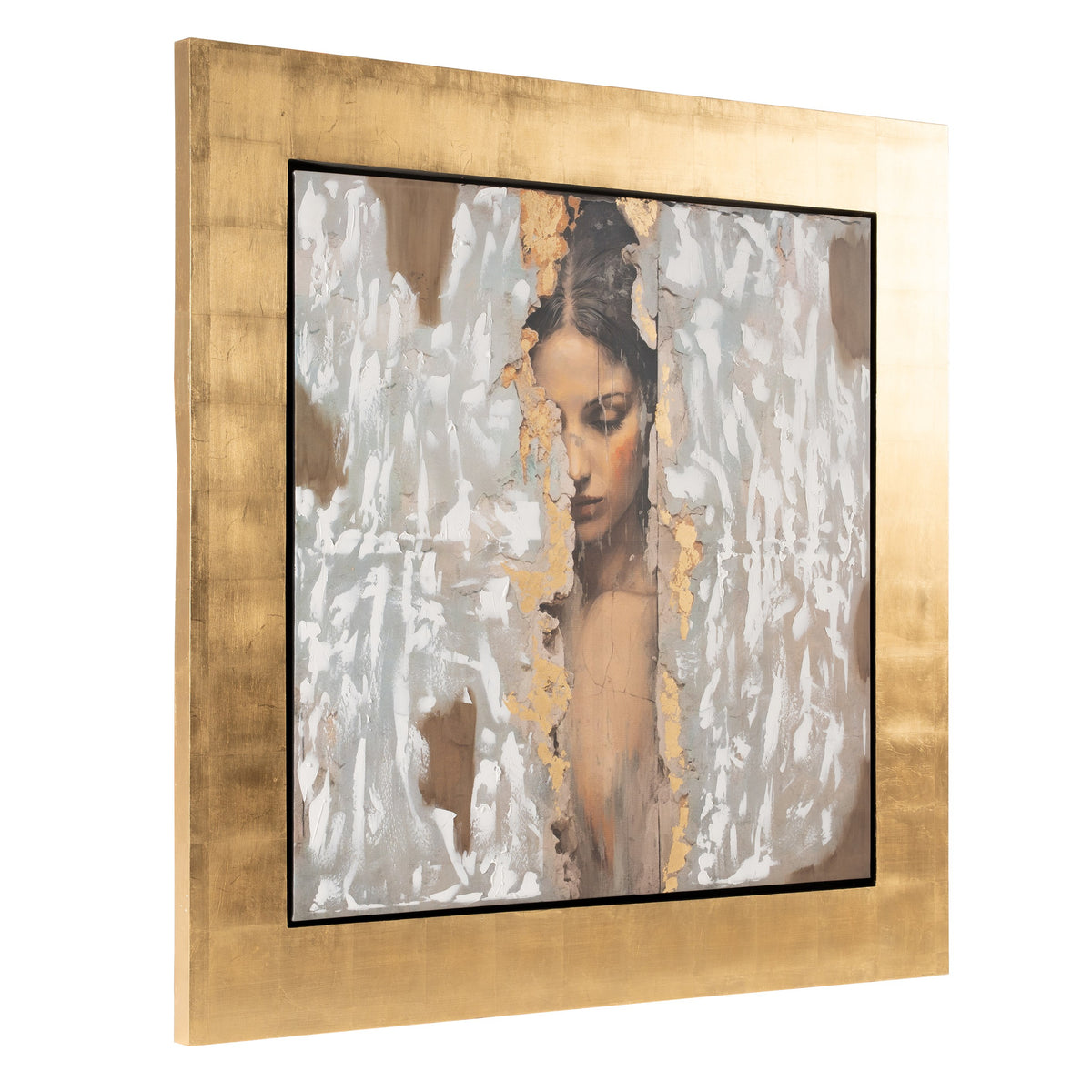 Stey - Modern Gold 71" x 71" Painting by VIG Furniture - View 2