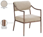 Bastille - Upholstered Dining Arm Chair (Set of 2) - Bronze Frame