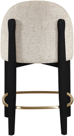 Torino - Counter Stool With Brushed Black Base