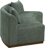 Avanti - 104" Chenille Fabric Upholstered Sofa