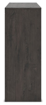 Fraluna - Six Drawer Dresser - Charcoal