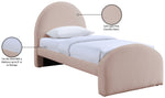 Andaz - Chenille Fabric Upholstered Bed