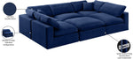 Comfy - 6 Piece Velvet Sectional
