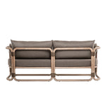 Baja - 79" Outdoor Sofa With Cushions - Brown Wire-Brushed Eucalyptus / Brown
