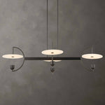 Kyoto - 4 Light Linear LED Chandelier - Black