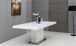 Zenith Modern White Extendable Dining Table by VIG Furniture - View 11