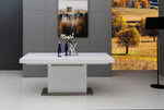Zenith Modern White Extendable Dining Table by VIG Furniture - View 8
