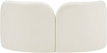 Daphne - Velvet Loveseat